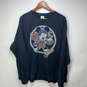 Vintage Buffalo Sabres NHL Mickey Mouse Shirt 2XL